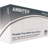 AMB TRANLG400 GLOVES NITRIL LG by AMBITEX